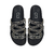 Cl Flat Tamanco Birk Feminino Preta Serpente - comprar online