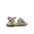 Bloompy Sandalia Infantil Feminina Rasteira Branco Off Conforto