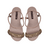 Pe Com Pe Sandalia Birk Papete Infantil Feminina Nude Strass - comprar online