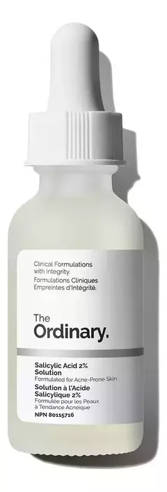 The Ordinary Salicylic Acid 2% Solution 30ml Grasitud Acné