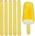 Paletas Dorados para helado 10 pcs