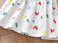 Nuevos vestidos para niñas, tirantes de hombro de arcoíris - Baby Haus Mx