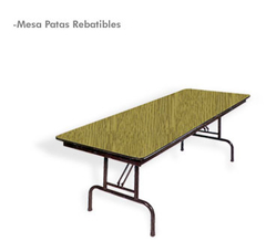 3406 MESAS METALICAS CON PATAS PLEGABLES