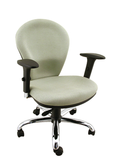 1021 SILLA BETA CROMADA C- BRAZOS REGULABLES CROMO - comprar online