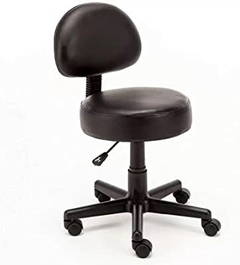 1100 TABURETE CON RUEDAS ASIENTO TAPIZADO - comprar online