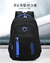 Mochila backpack negra con detalles en colores neón Mod. 1820 - comprar en línea