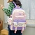 Mochila escolar para estudiantes de secundaria, conjunto de cinco piezas, versión coreana, mochila nueva, mochila escolar japonesa para niñas Mod 582 - Chinaclik