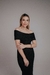 Vestido ombro a ombro Preto - comprar online