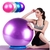 Bola Inflável Rosa 65 cm Pilates Yoga Abdominal 