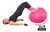 Bola Inflável Rosa 65 cm Pilates Yoga Abdominal 