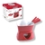 Conjunto De Fondue Em Cerâmica Coração Herstal Vermelho 7Pcs