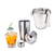 Kit Conjunto Bar Caipirinha Drink Coquetel - 3 Peças Inox