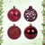 Kit 16 Bolas Árvore Natal Mistas Decoradas Enfeite Luxo 8cm - nbtshop.com.br | Tudo pra você