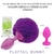 ST PLUG ANAL MEDIANO DE SILICONA CON POMPON LILA 22190682