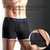 LODY BOXER ALGODON Y LYCRA ELASTICO PERSONALIZADO NEGRO LETRAS AZULES 742NA