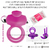 ST ANILLO PENEANO DOBLE CON VIBRADOR RECARGABLE 10 VELOCIDADES LY62A02-027