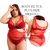 PLUSS BODY MEDUSA DE TUL PLUS ROJO SIZE REVISAR TABLA DE TALLE