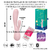 SATISFYER DOBLE ESTIMULADOR DE CLITORIS Y PUNTO G CON VIBRADOR 2 MOTORES RECARGABLE SE CONTROLA CON APP MONO FLEX J2018-87-3