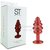 ST PLUG ANAL METAL PL112RED