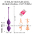 ST BOLAS VAGINALES KEGEL DE SILICONA BALL 2 SI079 PURPLE