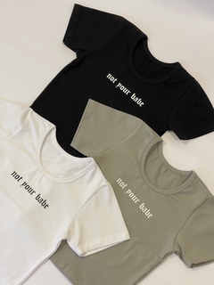 BABY TEE NOT YOUR BABE - comprar online