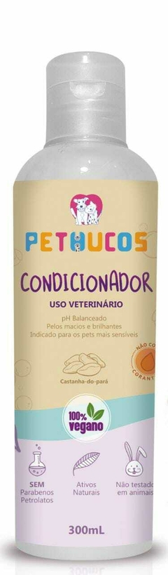 Condicionador Natural Vegano cães gatos 300mL - Pethucos