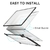 MYBAT Cover for MacBook Pro M1 | M2 - Black/Clear - comprar en línea