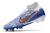 Chuteira Nike Air Zoom Mercurial Superfly 9 Elite Campo Branca/Azul - comprar online