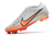 Chuteira Nike Air Zoom Mercurial Vapor 15 Elite Campo Branca/Laranja - comprar online