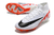 Chuteira Infantil Nike Air Zoom Mercurial Superfly 9 Elite Campo Branca/Vermelha - loja online
