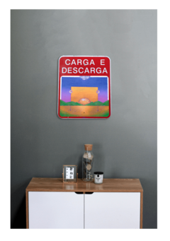 ''Carga e Descarga" 45x60cm na internet