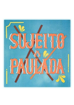 ''sujeito a paulada'' 40x40cm