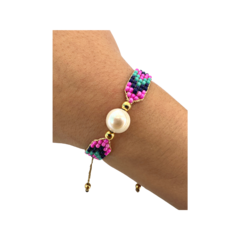 Image of PULSERA TELAR PERLITA