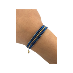 PULSERA TELAR LISA DE MOSTACILLA - comprar en línea