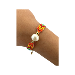 PULSERA TELAR PERLITA - tienda en línea