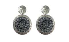 TRADITIONAL STEEL EARRINGS - MUD BY GERAL JOYERIA ARTESANAL