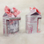 Caixa Milk com Shaker - Batizado (Rosa e Prata) - comprar online