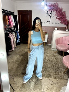 Calça Listra Candy Azul - comprar online