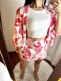 Conjunto Kimono Rosa - comprar online