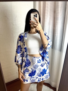 Conjunto Kimono Azul - comprar online