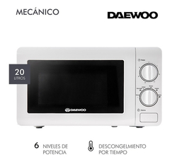 Microondas Daewoo D120m-s20 Mecanico,blanco