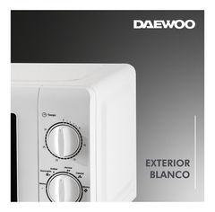 Microondas Daewoo D120m-s20 Mecanico,blanco en internet