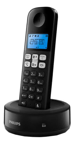 Teléfono Inalámbrico Philips D131 Negro - comprar online