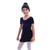 Conjunto Ballet Collant com Saia Meia Manga Infantil - Preto / Rosa - Maria Chica na internet