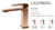 Misturador Monocomando p/ Banheiro Bica Baixa Rose Gold - Lexxa SALDÃO-LX2296RG - comprar online