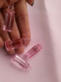 Pingentes Erê -mamadeira rosa- 4 unidades - comprar online