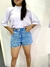 Short jeans com strass - loja online