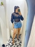 Short jeans com cristais na internet