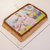 Chocotorta rectangular con foto comestible