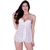 Camisola Transparente Sensual Com Bojo e Calcinha - ShopChay